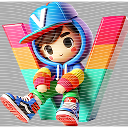 Cartoon letters-CL 667